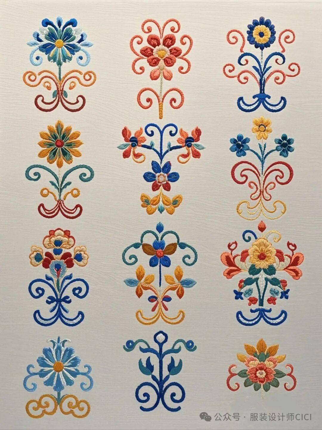 國(guó)風(fēng)古韻-刺繡紋飾紋樣圖案設(shè)計(jì)分享!
