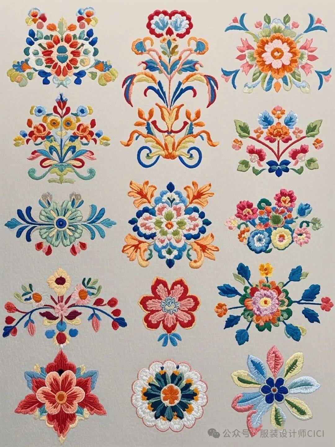 國(guó)風(fēng)古韻-刺繡紋飾紋樣圖案設(shè)計(jì)分享!