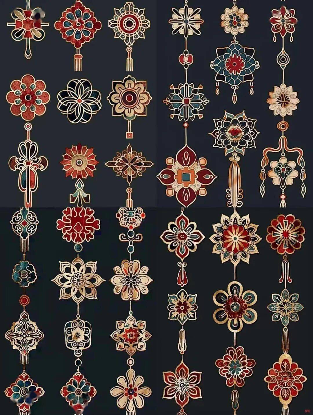 國(guó)風(fēng)古韻-刺繡紋飾紋樣圖案設(shè)計(jì)分享!