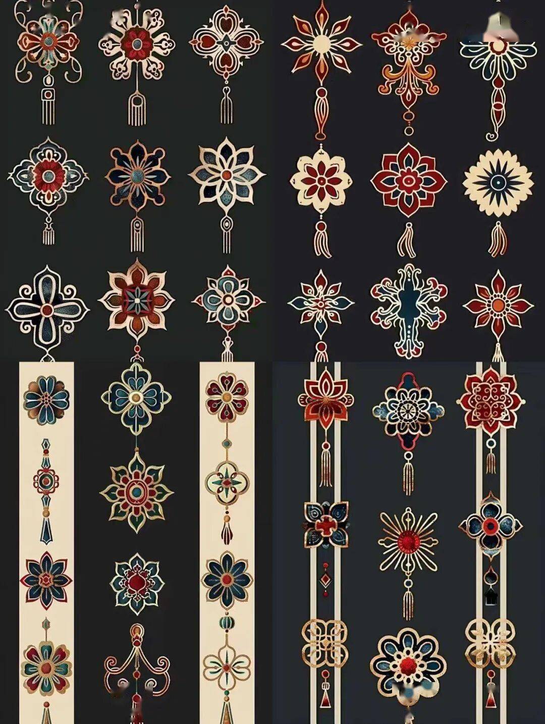 國(guó)風(fēng)古韻-刺繡紋飾紋樣圖案設(shè)計(jì)分享!