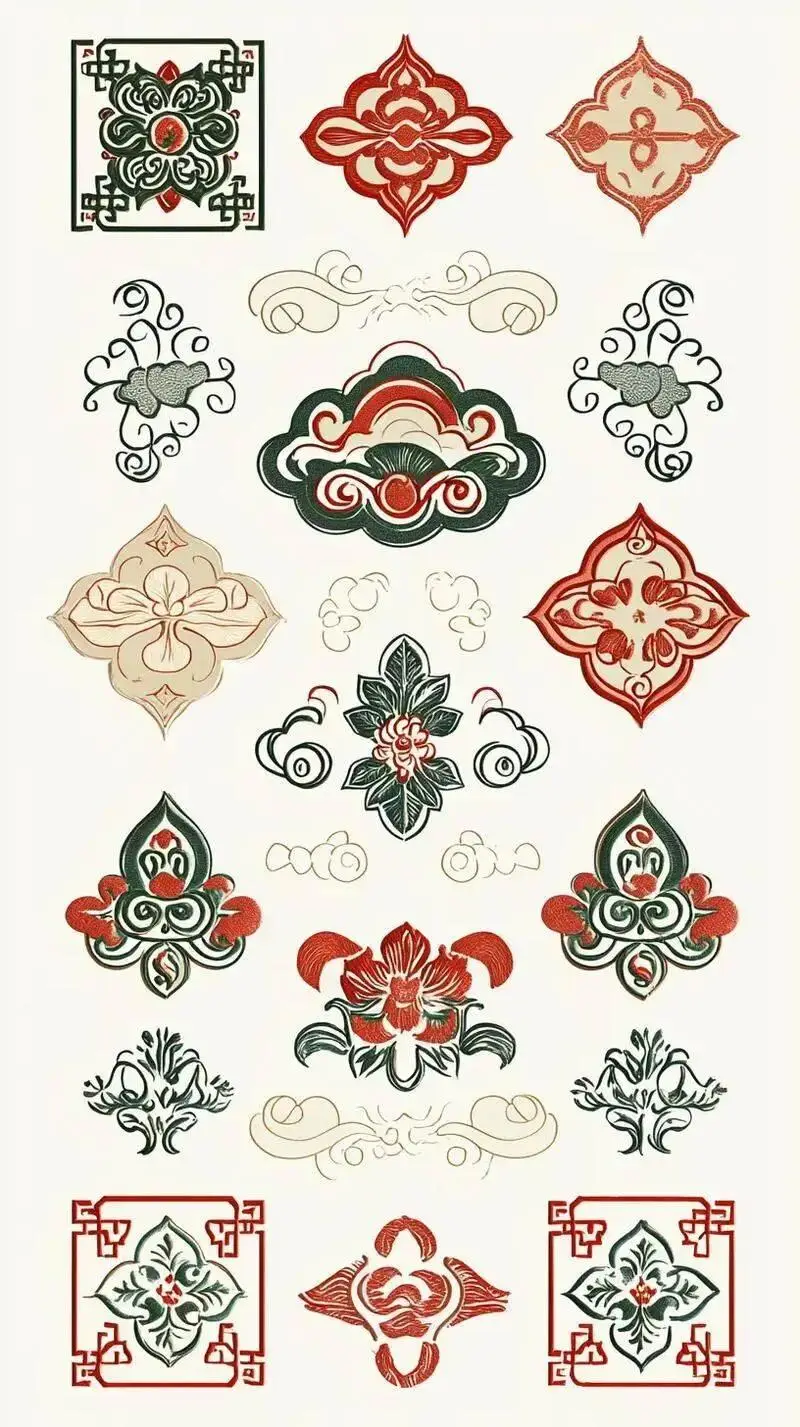 國(guó)風(fēng)古韻-刺繡紋飾紋樣圖案設(shè)計(jì)分享!