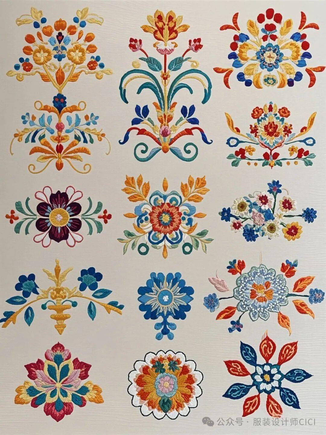 國(guó)風(fēng)古韻-刺繡紋飾紋樣圖案設(shè)計(jì)分享!
